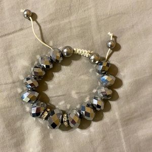 Metallic chunky bracelet